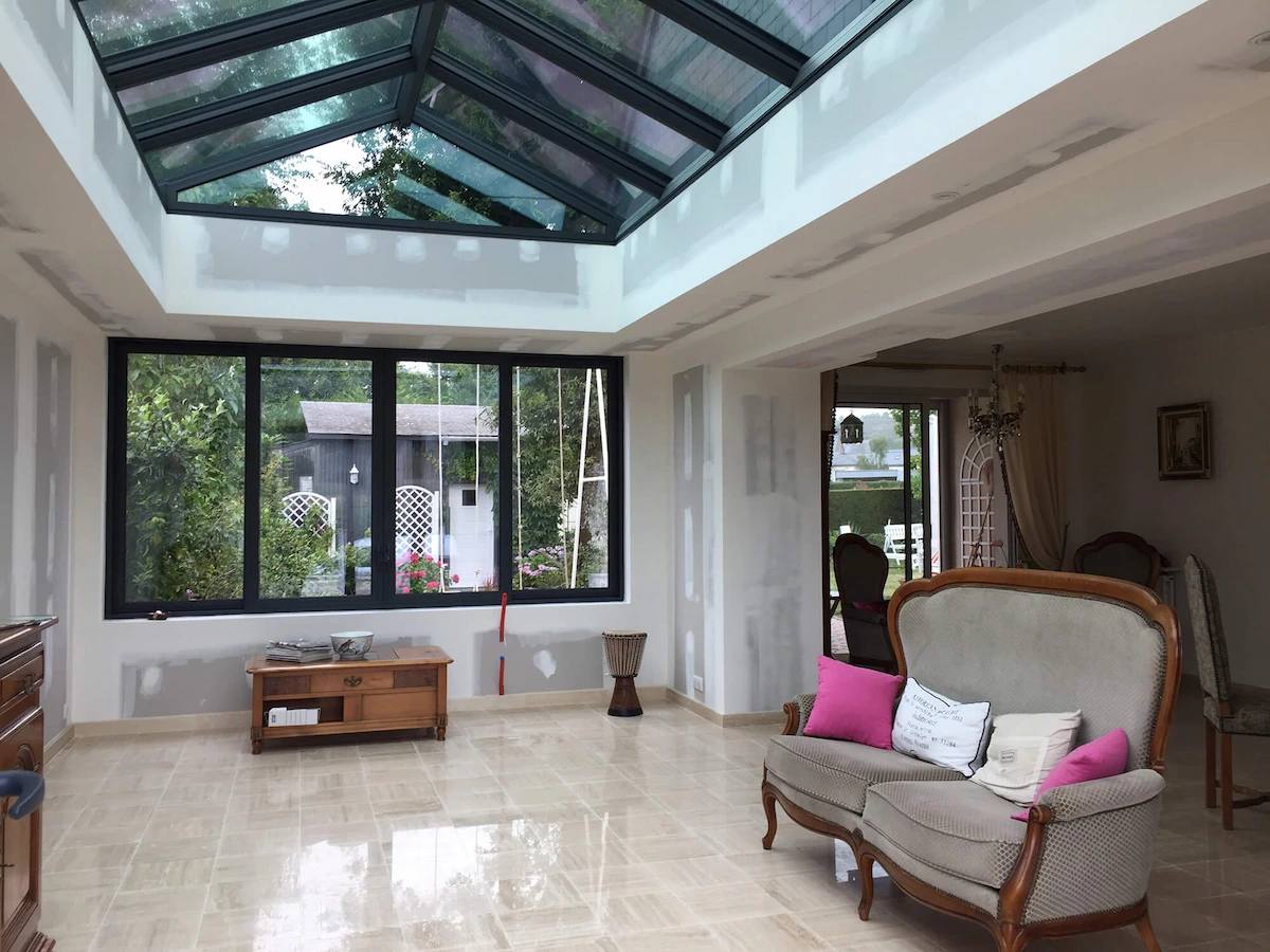 interieur extension-puit de lumiere_Edifice Construction