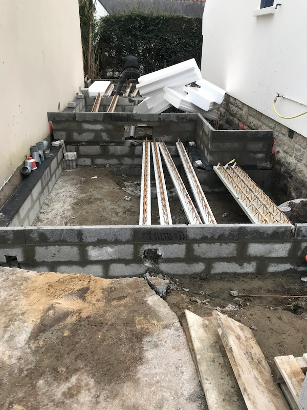 Extension et rénovation maison evolution chantier 3_Edifice Construction