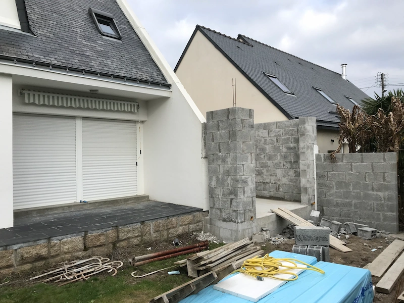 Extension et rénovation maison evolution chantier 11_Edifice Construction