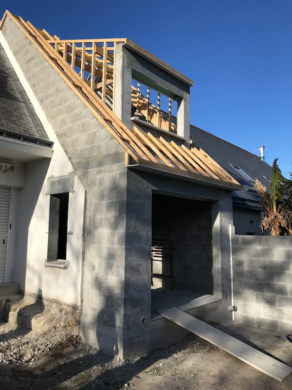 Extension et rénovation maison evolution chantier 11_Edifice Construction